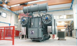 Bilde av kraft transformator produsert av GBE italia